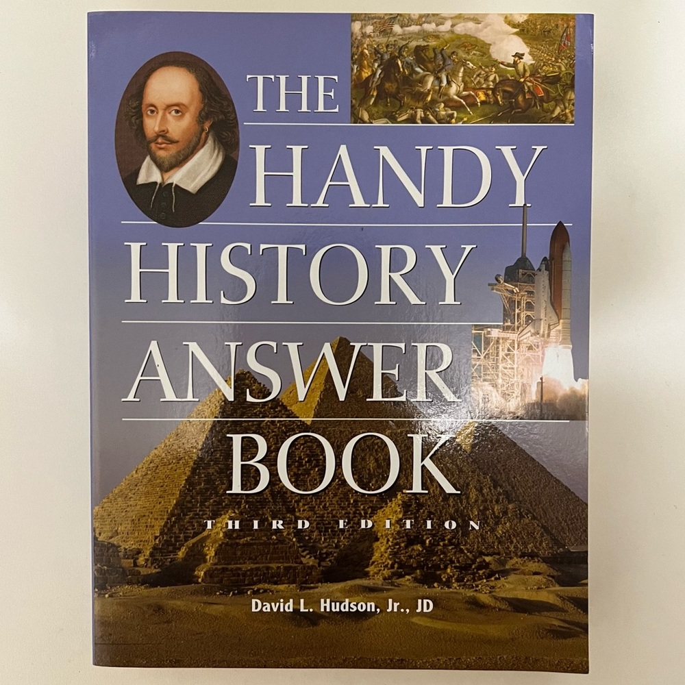 ❄️ 2/$10 or 3/$14 ❄️ The Handy History Answer Book Third Edition